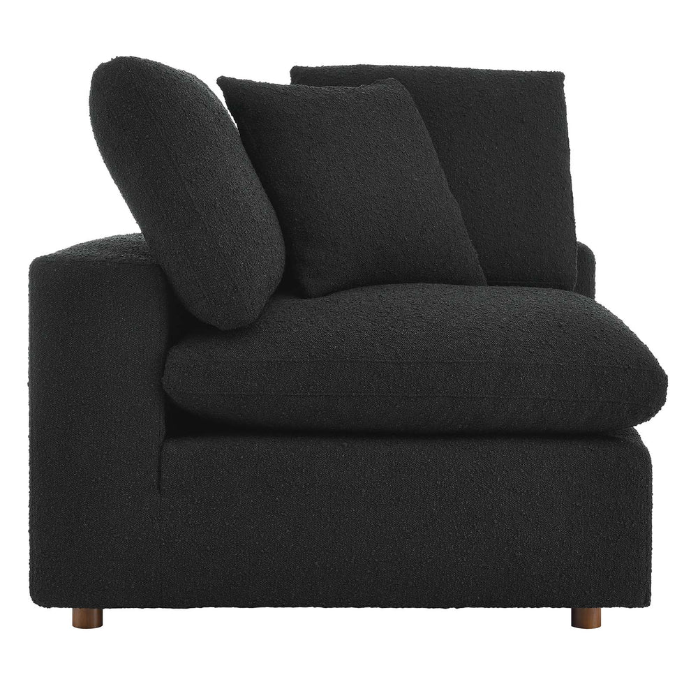 Commix Down Filled Overstuffed Boucle Fabric Corner Chair By Modway - EEI-6259 | Lounge Chairs | Modishstore - 1