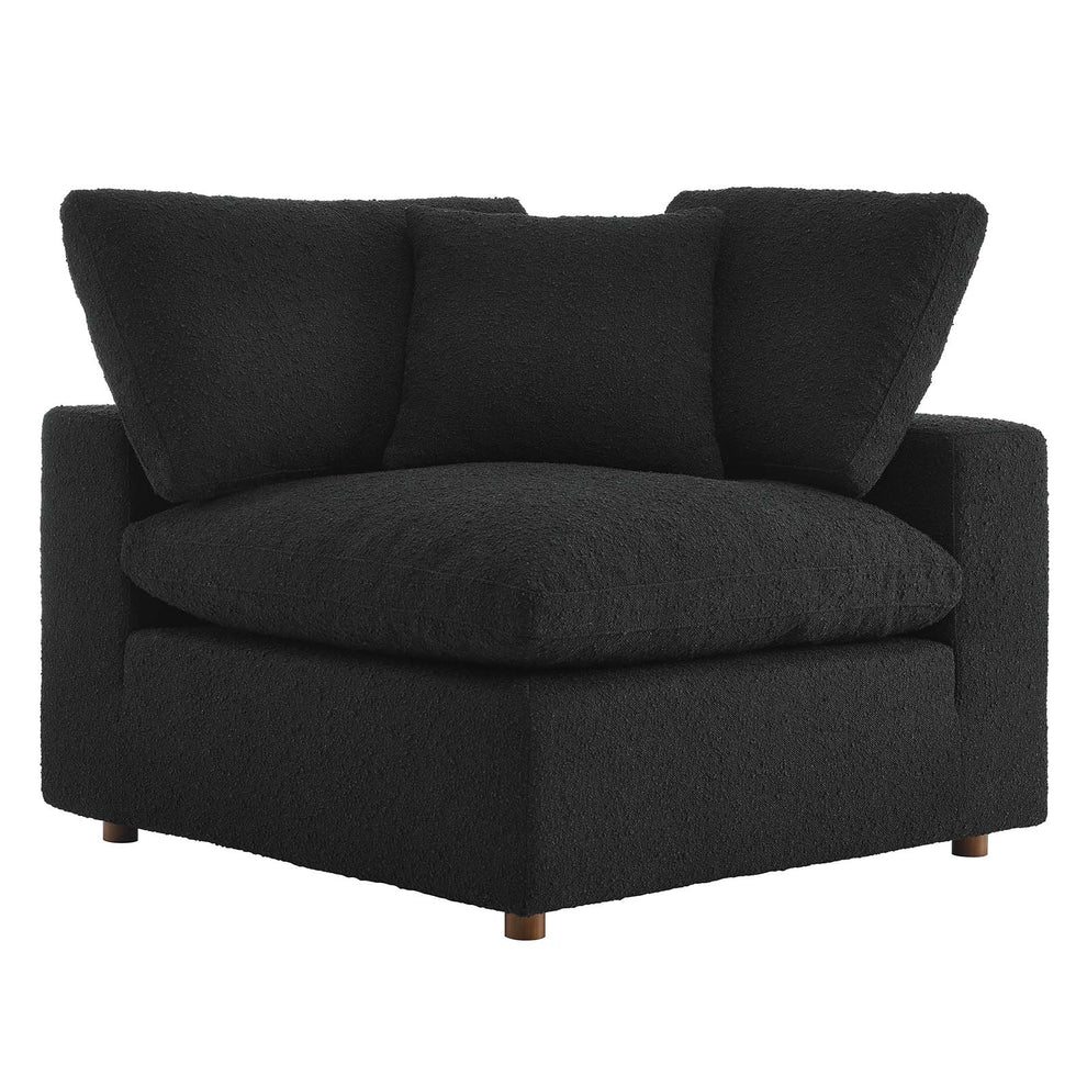 Commix Down Filled Overstuffed Boucle Fabric Corner Chair By Modway - EEI-6259 | Lounge Chairs | Modishstore - 3