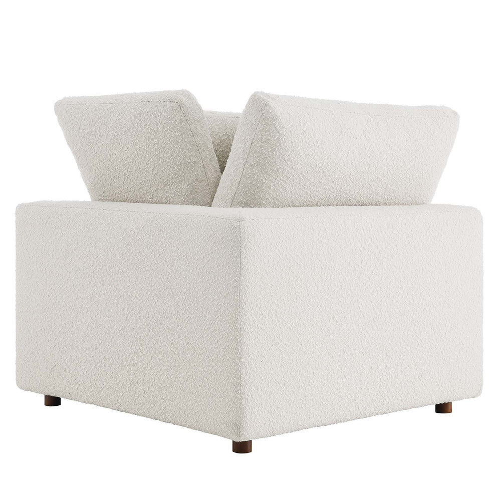 Commix Down Filled Overstuffed Boucle Fabric Corner Chair By Modway - EEI-6259 | Lounge Chairs | Modishstore - 10