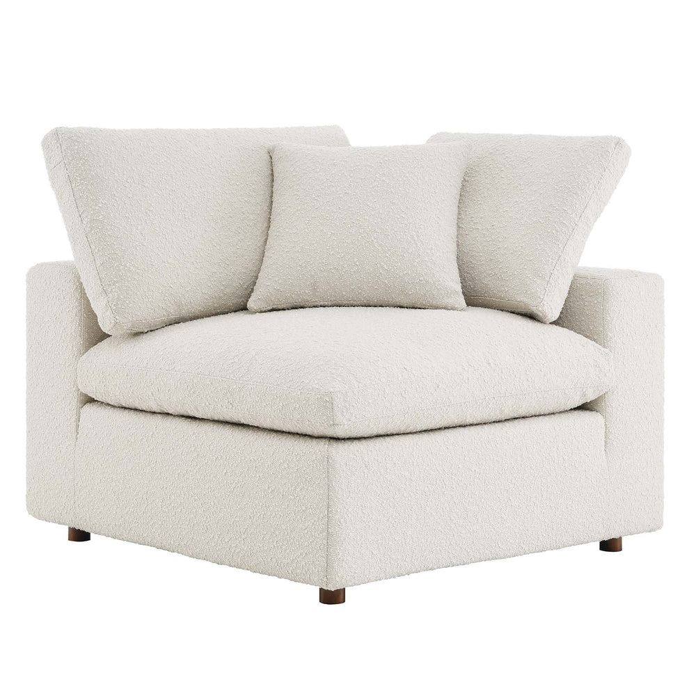 Commix Down Filled Overstuffed Boucle Fabric Corner Chair By Modway - EEI-6259 | Lounge Chairs | Modishstore - 11