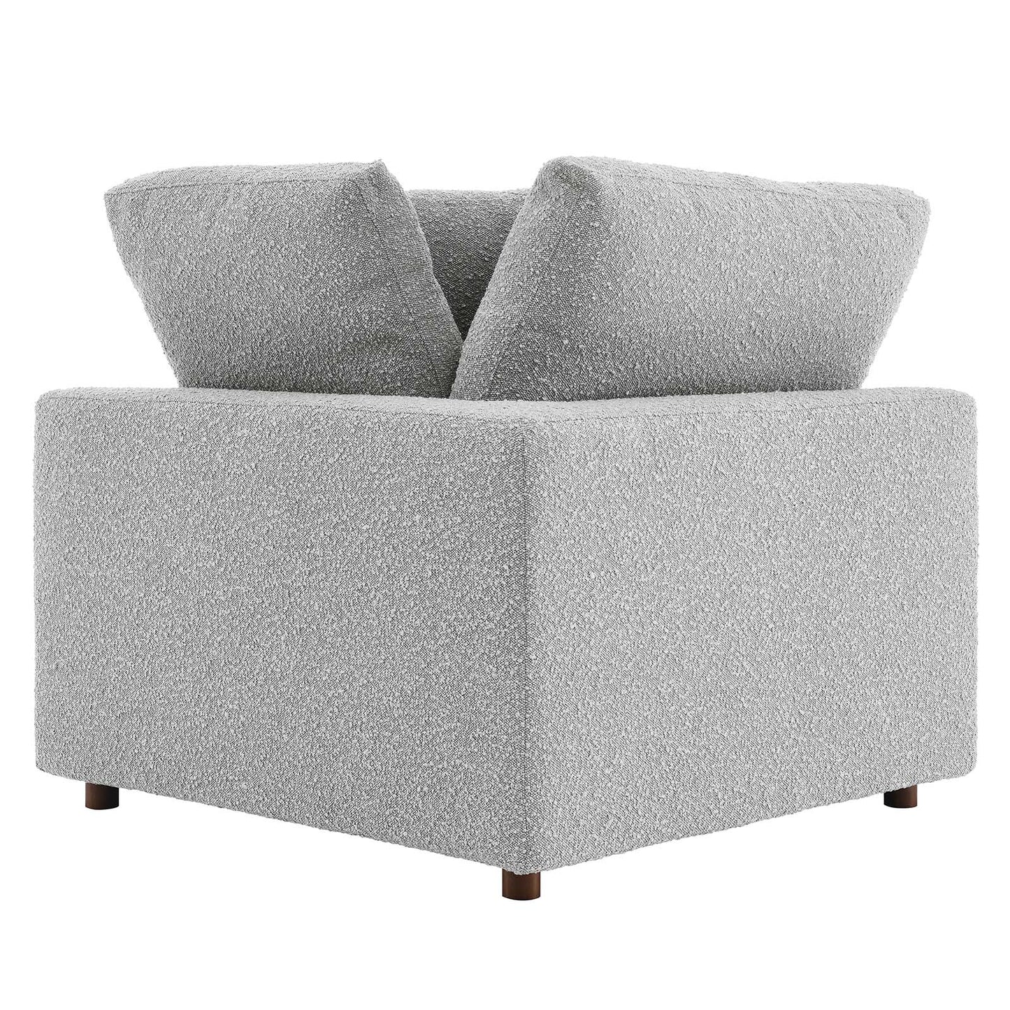Commix Down Filled Overstuffed Boucle Fabric Corner Chair By Modway - EEI-6259 | Lounge Chairs | Modishstore - 18