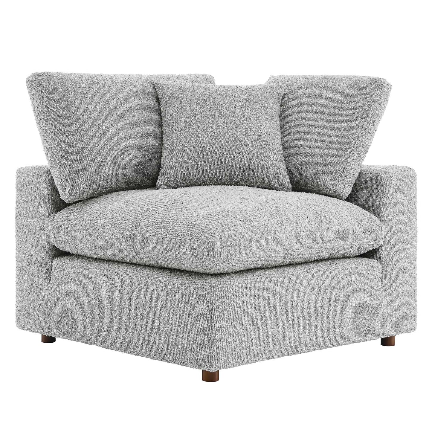 Commix Down Filled Overstuffed Boucle Fabric Corner Chair By Modway - EEI-6259 | Lounge Chairs | Modishstore - 19