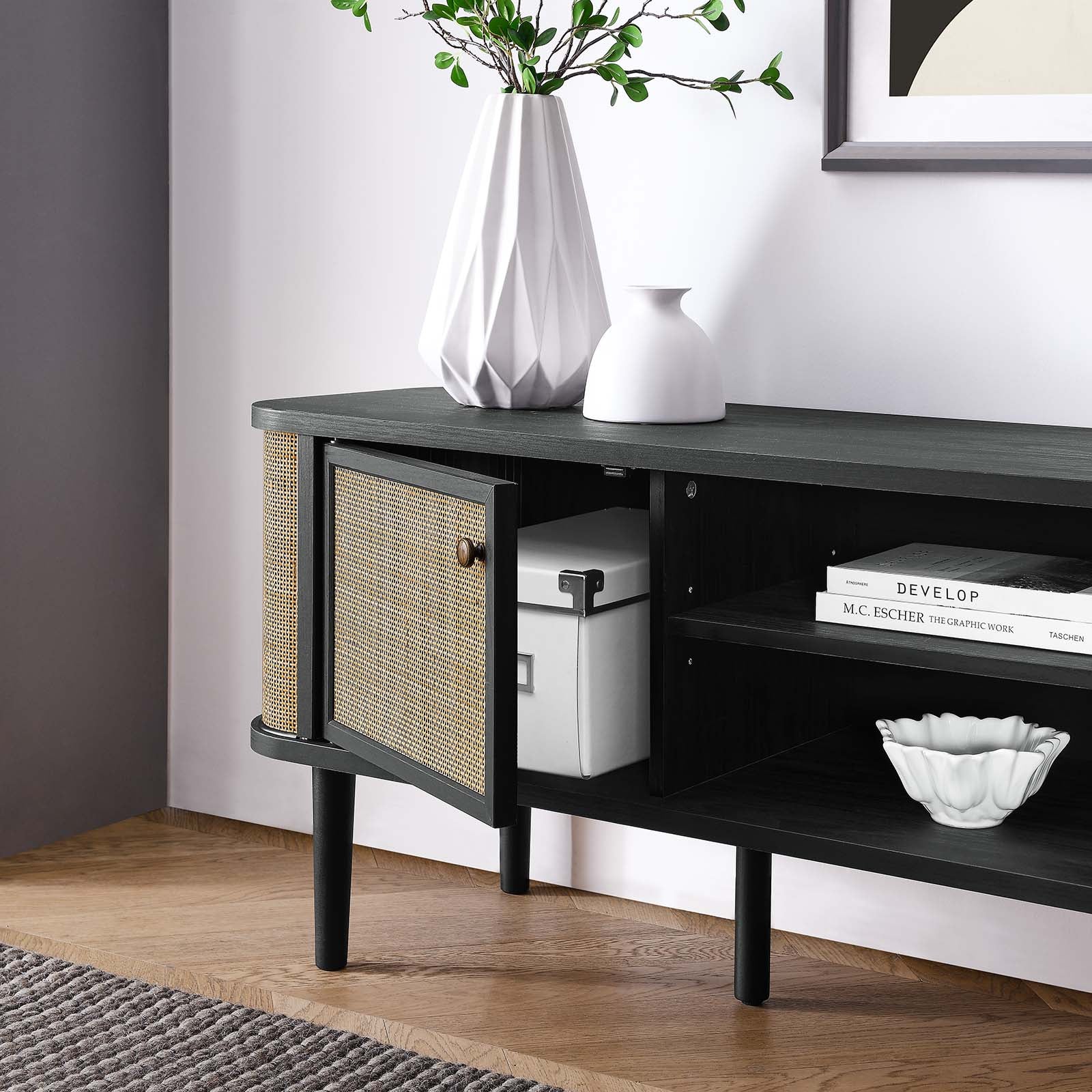 Miramar 60'' Wood TV Stand By Modway - EEI-6260 | TV Stands | Modishstore - 3