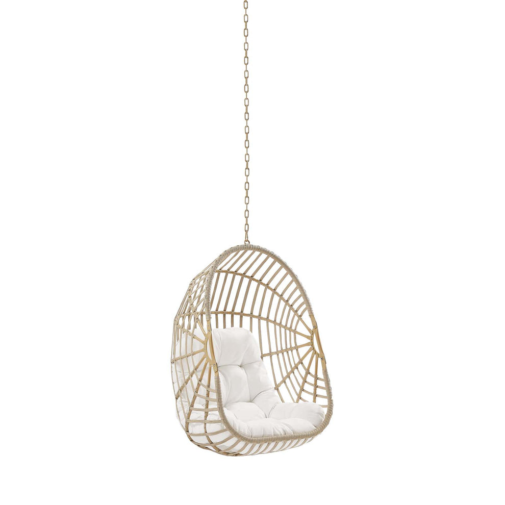 Amalie Wicker Rattan Outdoor Patio Rattan Swing Chair without Stand By Modway - EEI-6261 | Outdoor Porch Swings | Modishstore - 2