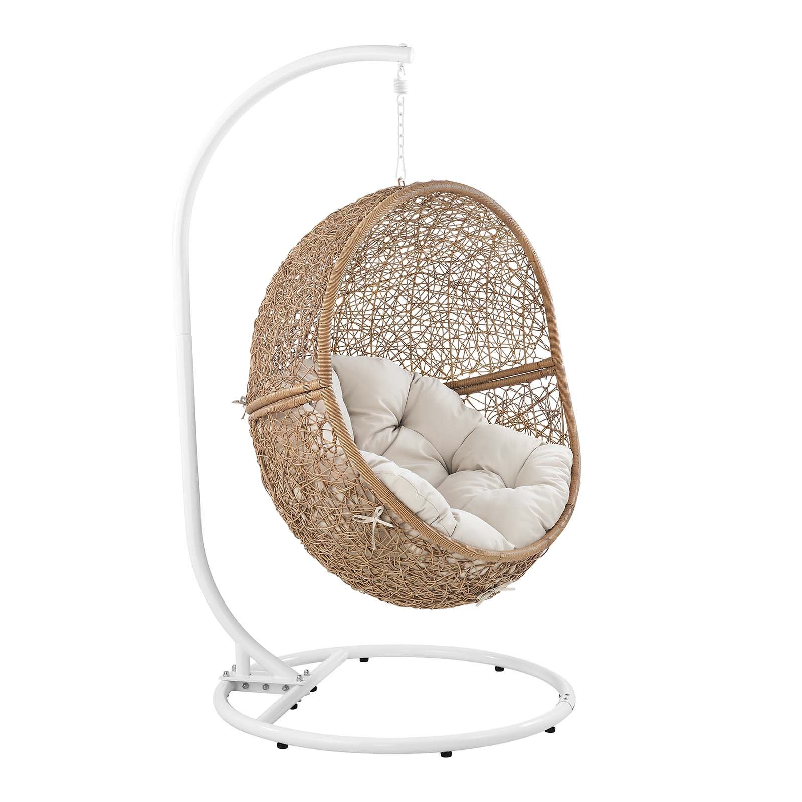 Encase Outdoor Patio Rattan Swing Chair By Modway - EEI-6262 | Outdoor Chaise Lounges | Modishstore - 2