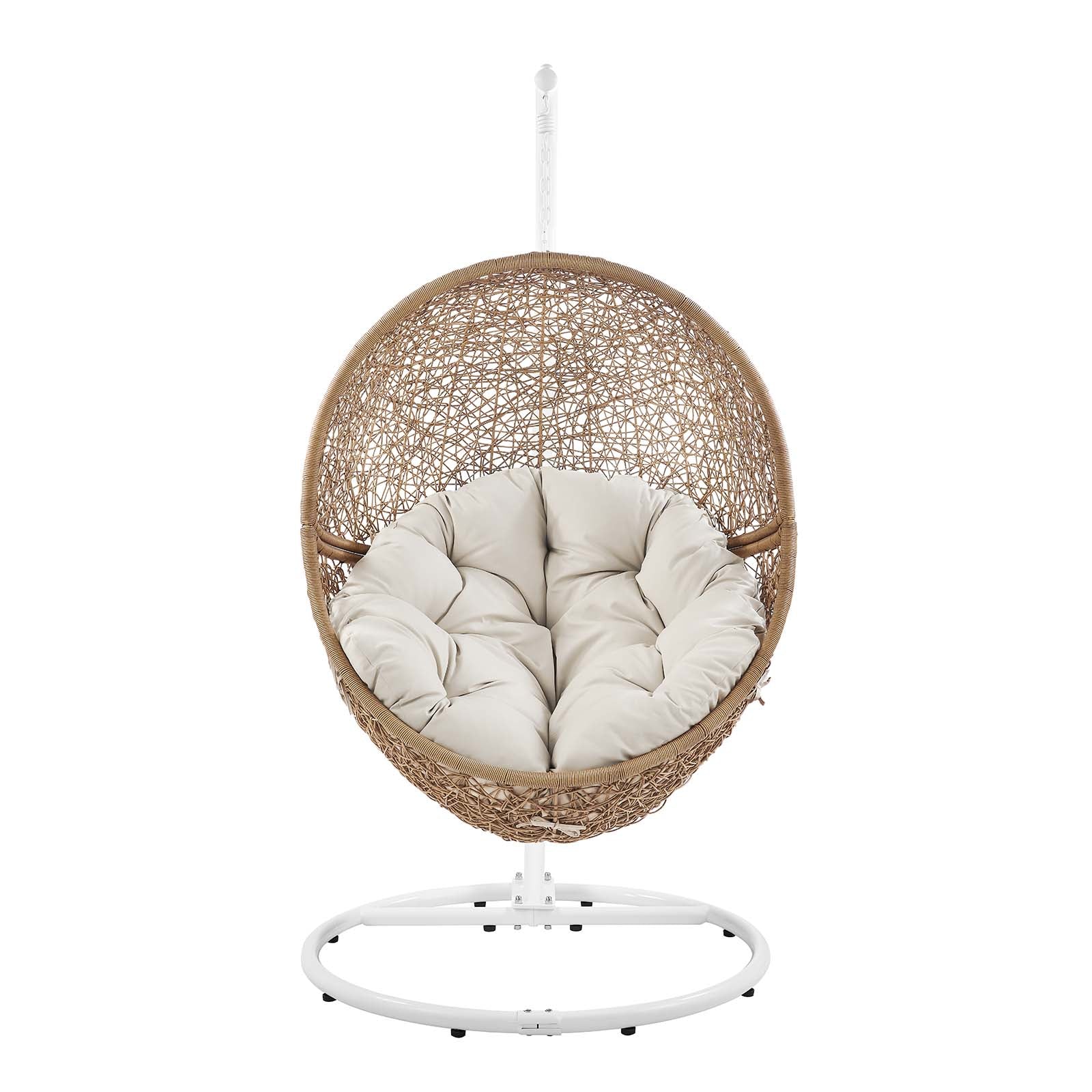 Encase Outdoor Patio Rattan Swing Chair By Modway - EEI-6262 | Outdoor Chaise Lounges | Modishstore - 5