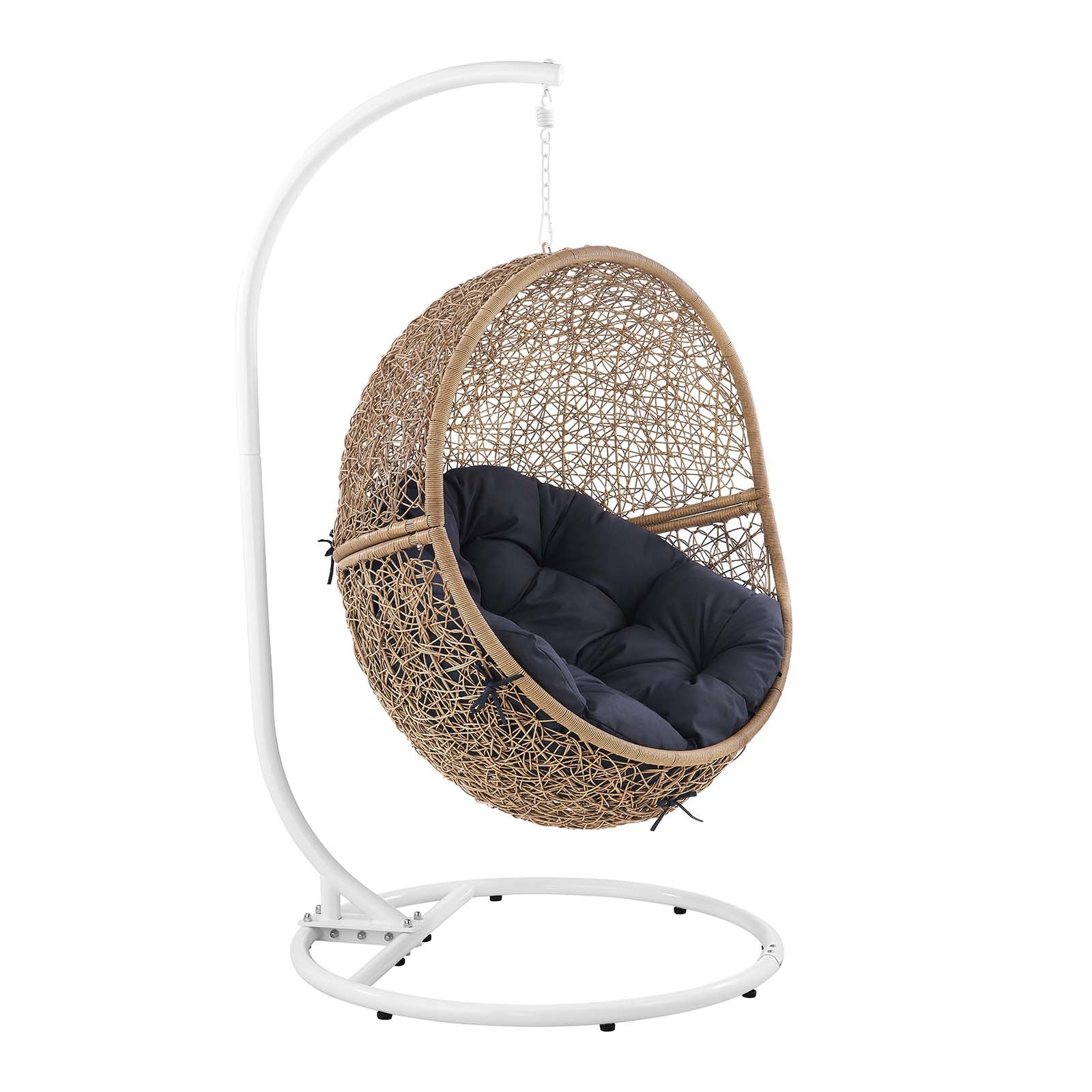 Encase Outdoor Patio Rattan Swing Chair By Modway - EEI-6262 | Outdoor Chaise Lounges | Modishstore - 11