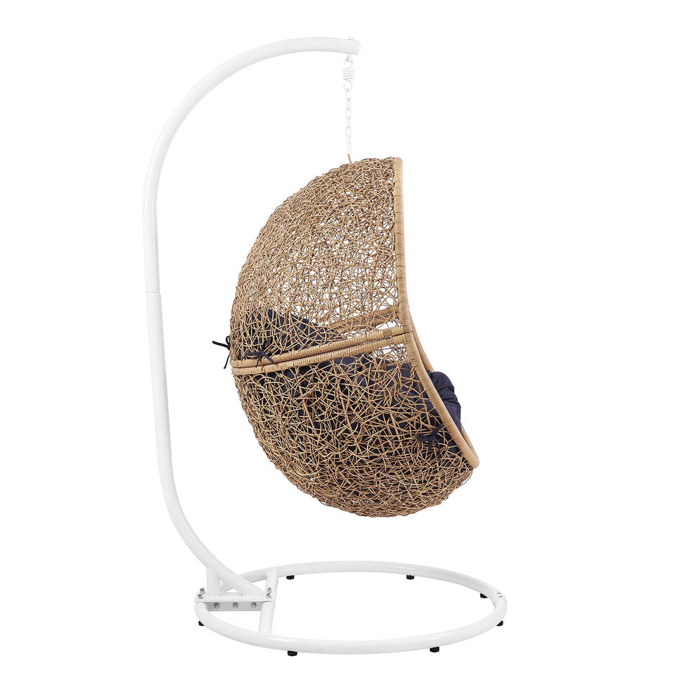 Encase Outdoor Patio Rattan Swing Chair By Modway - EEI-6262 | Outdoor Chaise Lounges | Modishstore - 12