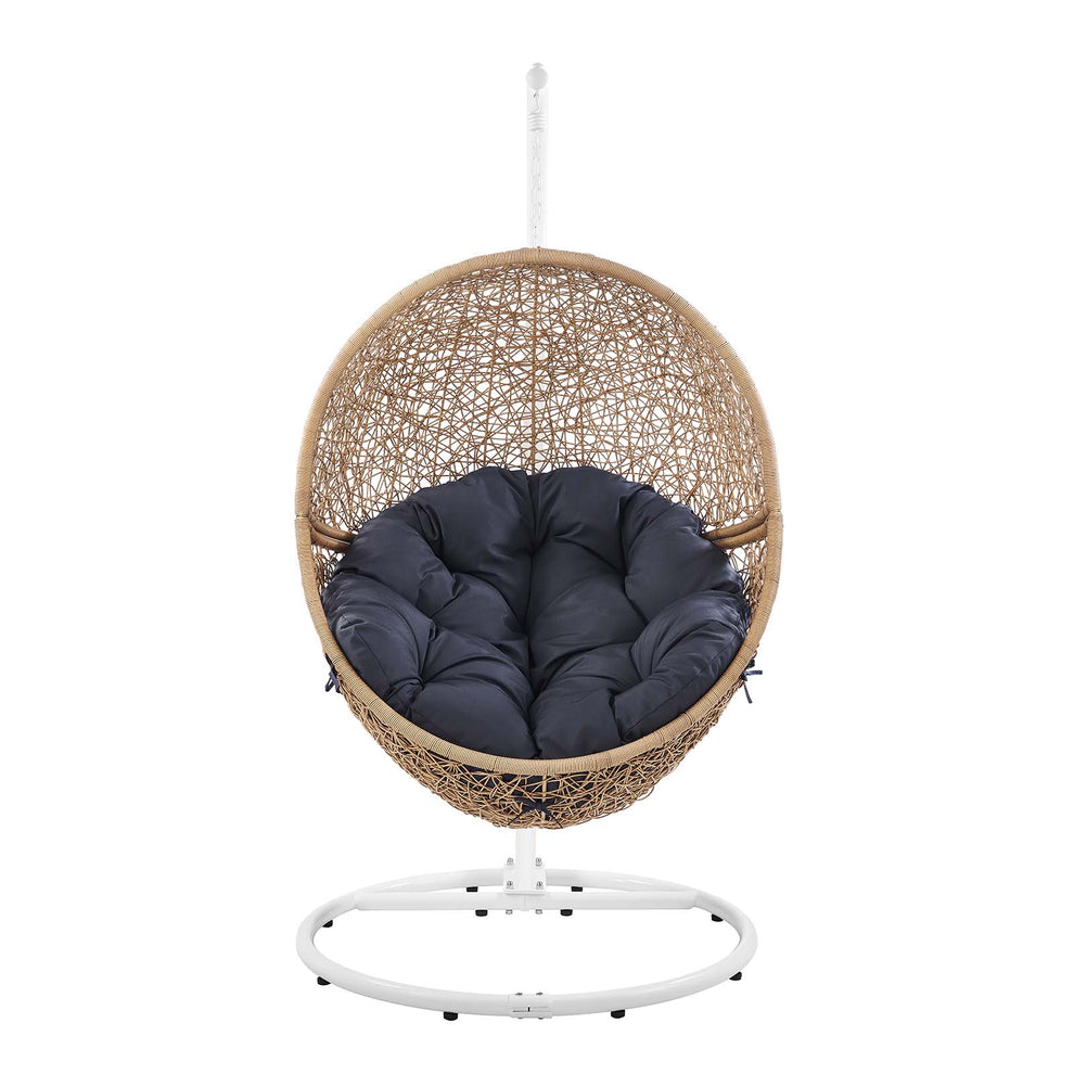 Encase Outdoor Patio Rattan Swing Chair By Modway - EEI-6262 | Outdoor Chaise Lounges | Modishstore - 14