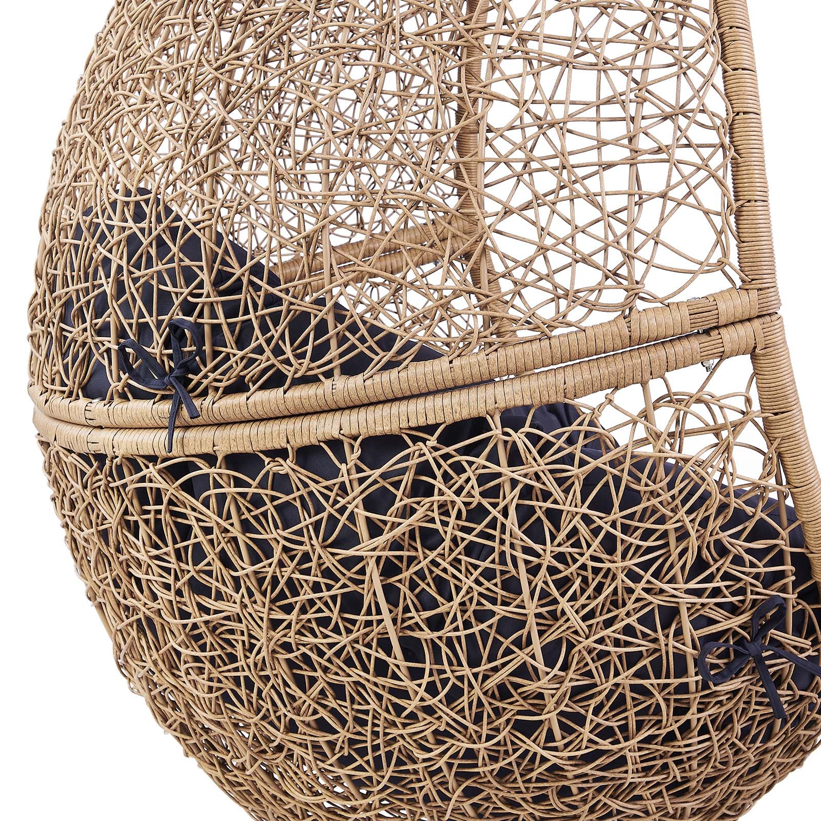 Encase Outdoor Patio Rattan Swing Chair By Modway - EEI-6262 | Outdoor Chaise Lounges | Modishstore - 15