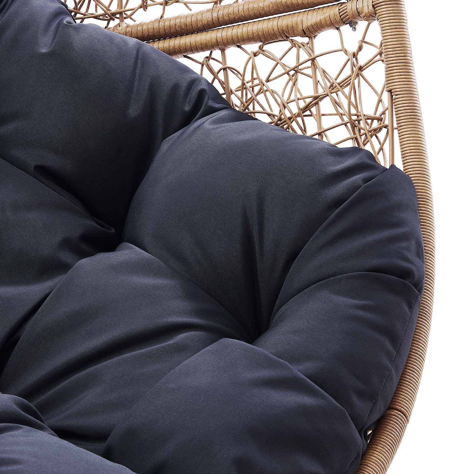 Encase Outdoor Patio Rattan Swing Chair By Modway - EEI-6262 | Outdoor Chaise Lounges | Modishstore - 16