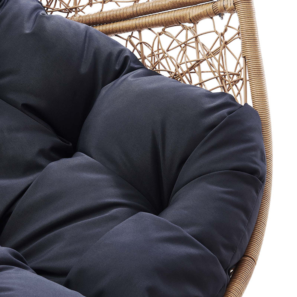 Encase Outdoor Patio Rattan Swing Chair By Modway - EEI-6262 | Outdoor Chaise Lounges | Modishstore - 16
