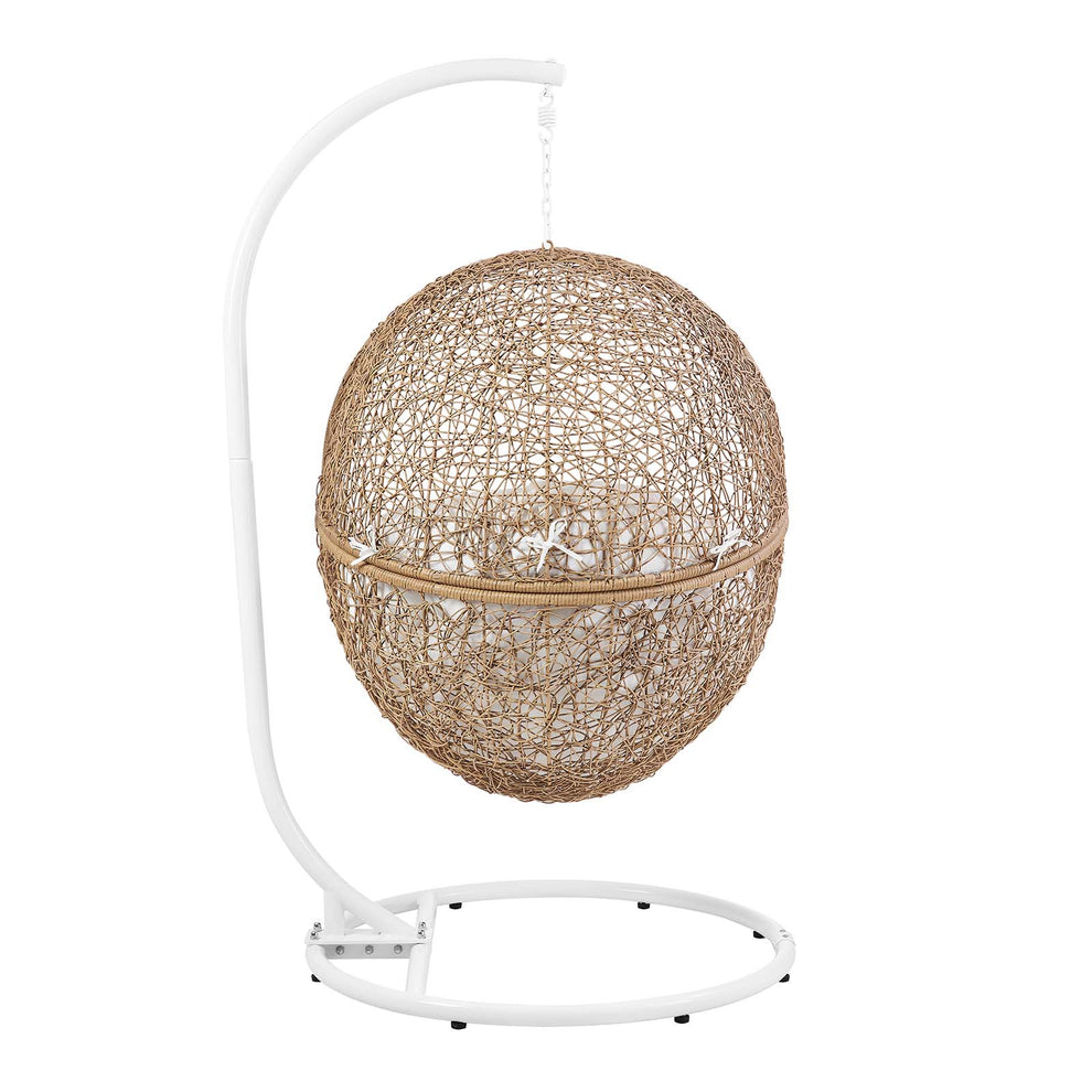 Encase Outdoor Patio Rattan Swing Chair By Modway - EEI-6262 | Outdoor Chaise Lounges | Modishstore - 22