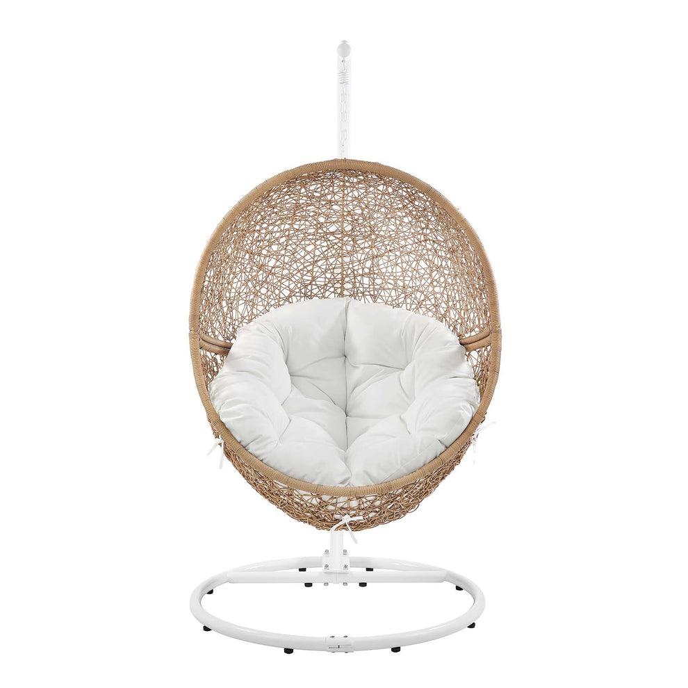 Encase Outdoor Patio Rattan Swing Chair By Modway - EEI-6262 | Outdoor Chaise Lounges | Modishstore - 23