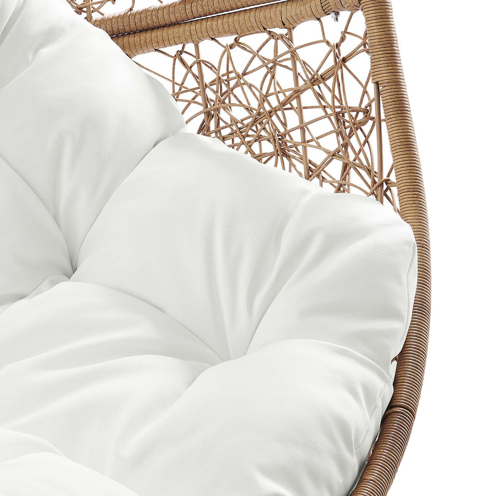 Encase Outdoor Patio Rattan Swing Chair By Modway - EEI-6262 | Outdoor Chaise Lounges | Modishstore - 25