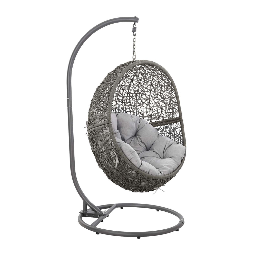 Encase Outdoor Patio Rattan Swing Chair By Modway - EEI-6262 | Outdoor Chaise Lounges | Modishstore - 29