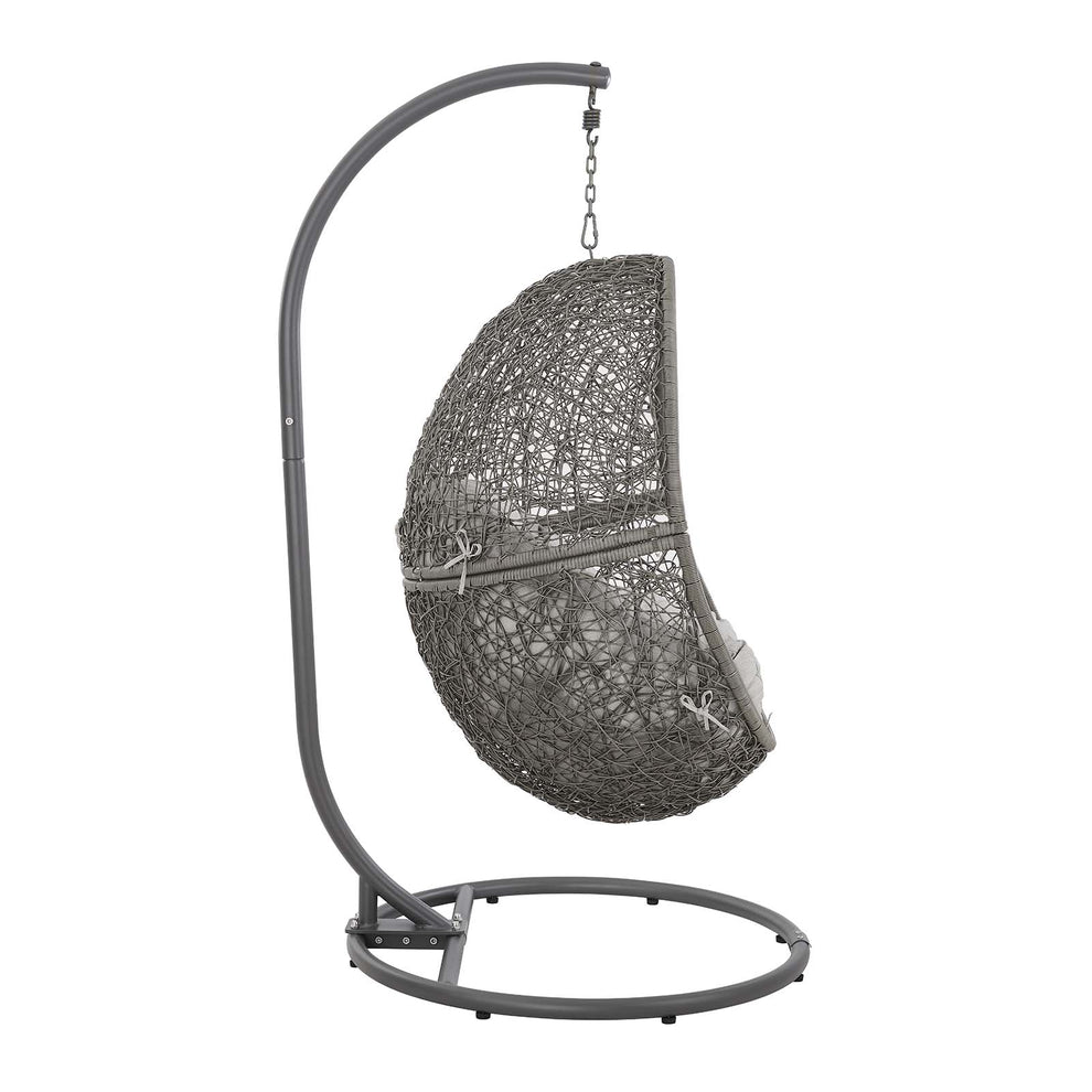 Encase Outdoor Patio Rattan Swing Chair By Modway - EEI-6262 | Outdoor Chaise Lounges | Modishstore - 30