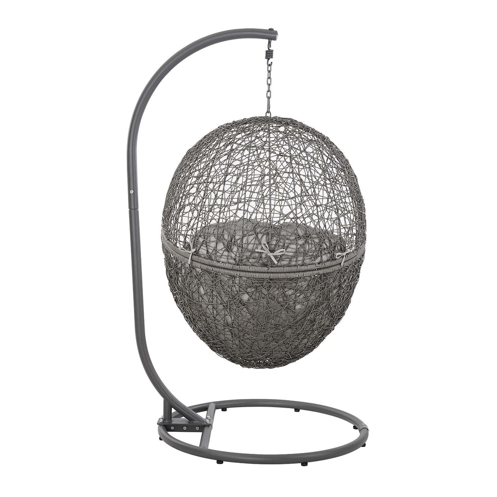 Encase Outdoor Patio Rattan Swing Chair By Modway - EEI-6262 | Outdoor Chaise Lounges | Modishstore - 31