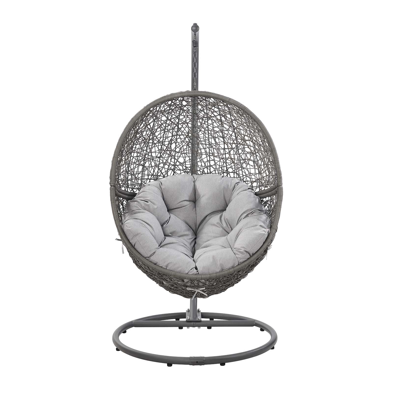 Encase Outdoor Patio Rattan Swing Chair By Modway - EEI-6262 | Outdoor Chaise Lounges | Modishstore - 32
