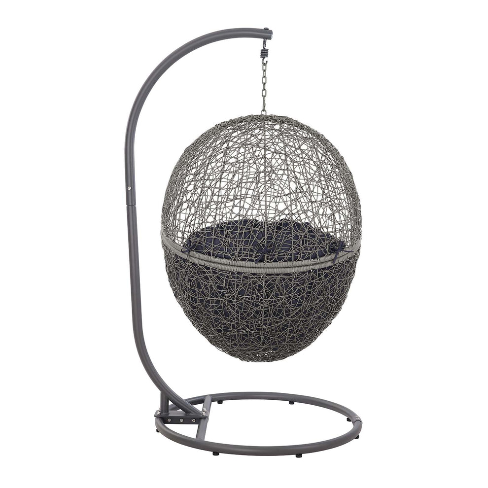 Encase Outdoor Patio Rattan Swing Chair By Modway - EEI-6262 | Outdoor Chaise Lounges | Modishstore - 40
