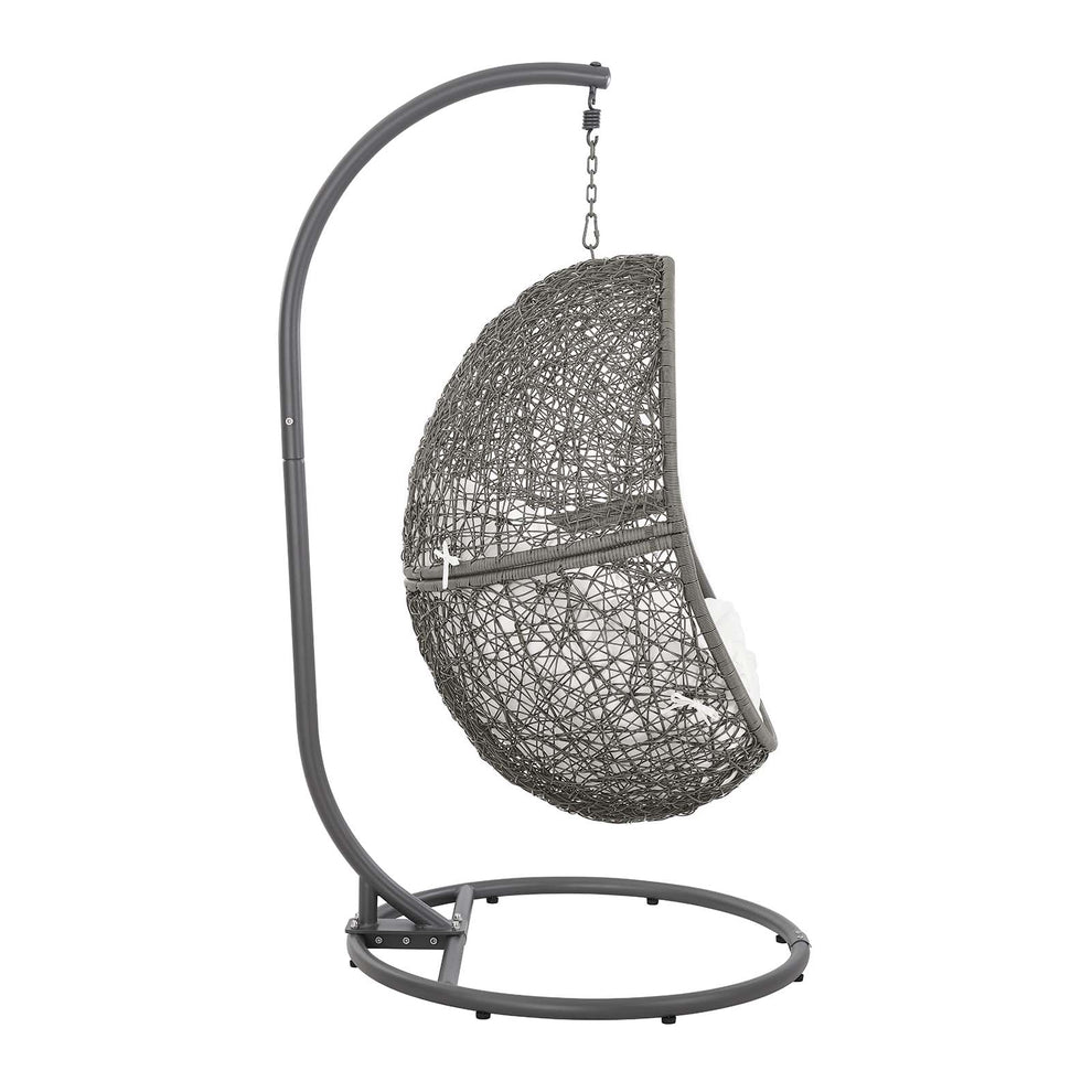 Encase Outdoor Patio Rattan Swing Chair By Modway - EEI-6262 | Outdoor Chaise Lounges | Modishstore - 48
