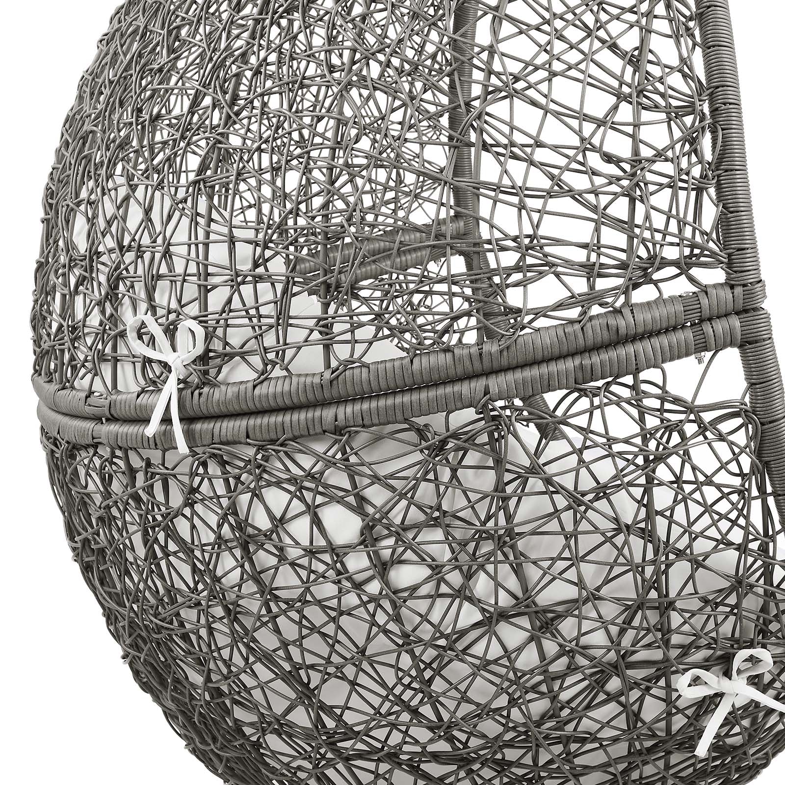 Encase Outdoor Patio Rattan Swing Chair By Modway - EEI-6262 | Outdoor Chaise Lounges | Modishstore - 51