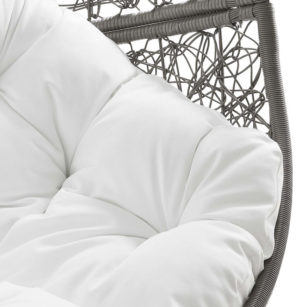 Encase Outdoor Patio Rattan Swing Chair By Modway - EEI-6262 | Outdoor Chaise Lounges | Modishstore - 52
