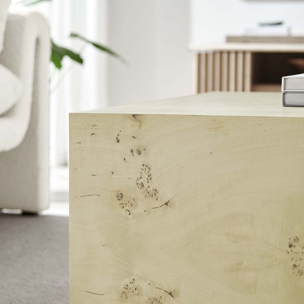 Cosmos 36" Square Burl Wood Coffee Table By Modway - EEI-6272 | Coffee Tables | Modishstore - 1
