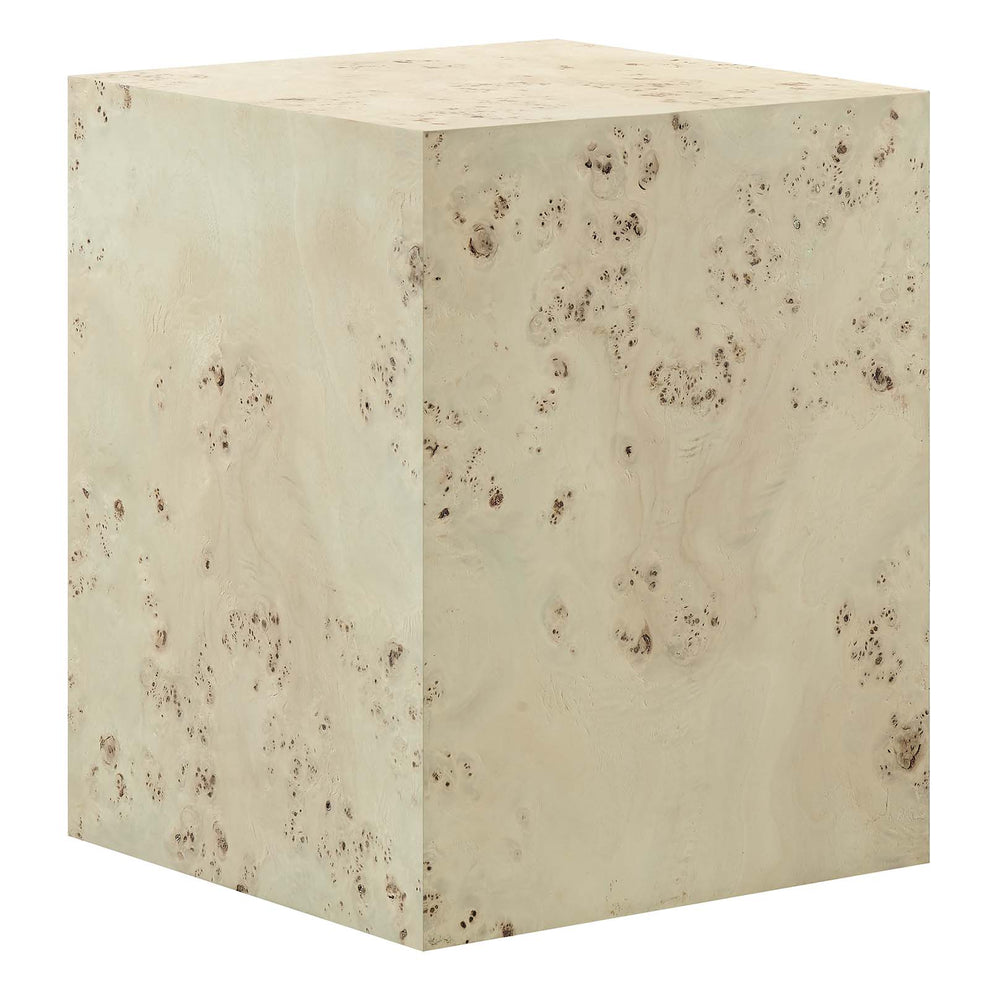 Cosmos 16" Square Burl Wood Side Table By Modway - EEI-6273 | Side Tables | Modishstore - 1