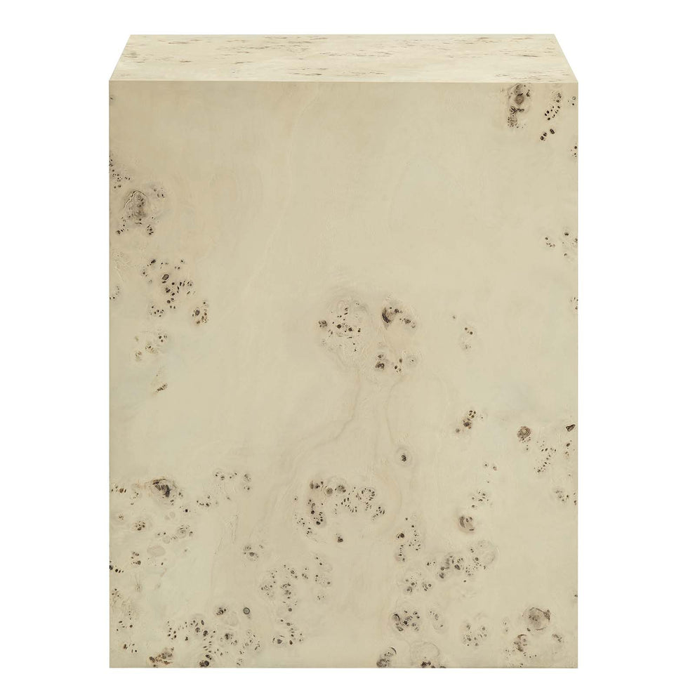 Cosmos 16" Square Burl Wood Side Table By Modway - EEI-6273 | Side Tables | Modishstore - 4