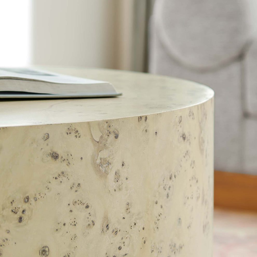 Cosmos 35" Round Burl Wood Coffee Table By Modway - EEI-6274 | Coffee Tables | Modishstore - 2