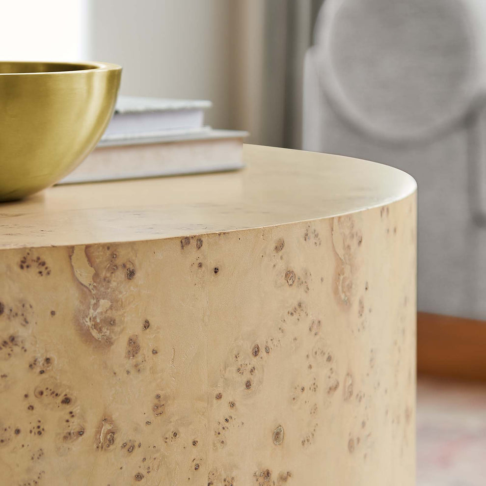 Cosmos 35" Round Burl Wood Coffee Table By Modway - EEI-6274 | Coffee Tables | Modishstore - 9