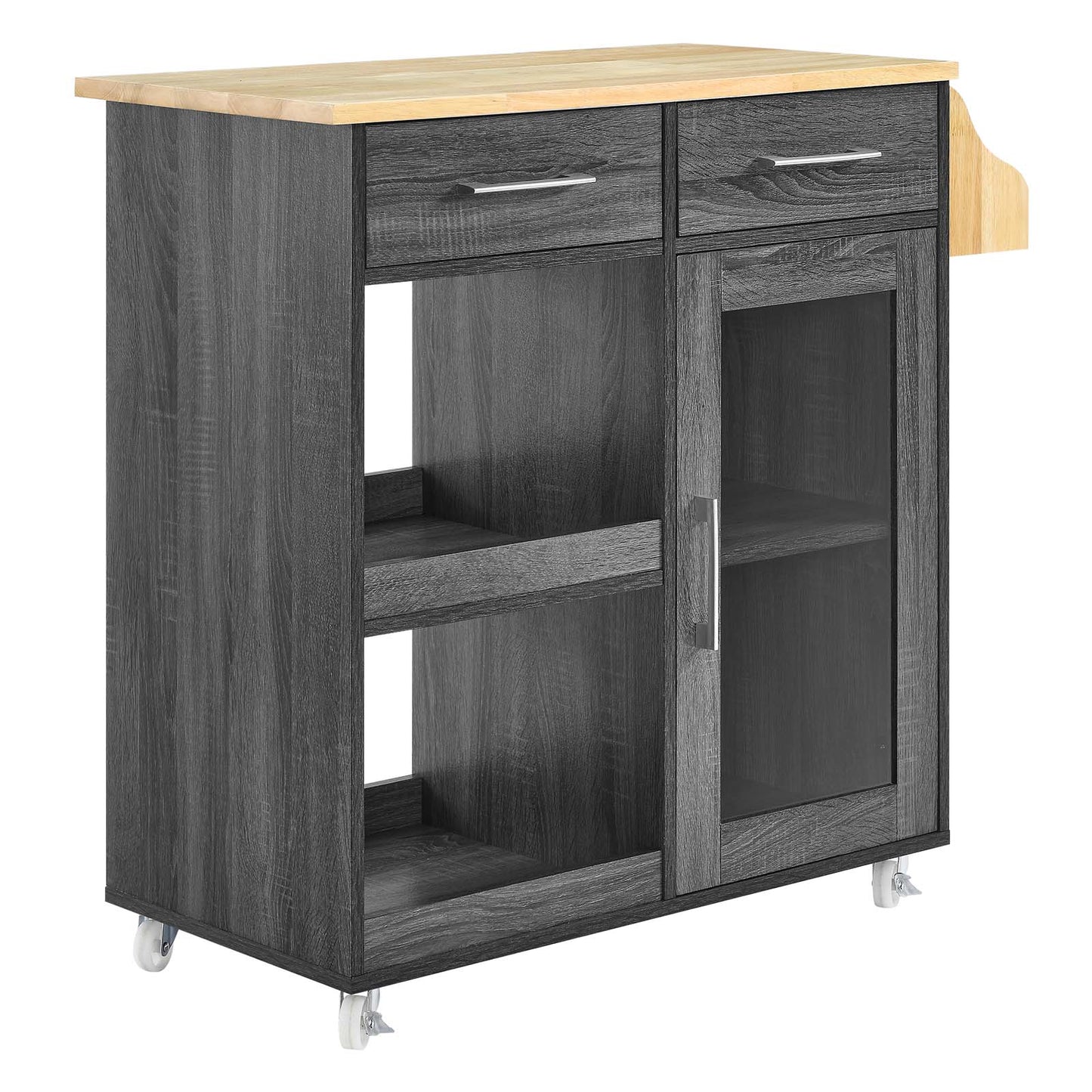 Culinary Kitchen Cart With Spice Rack By Modway - EEI-6277 | Kitchen Carts | Modishstore - 2