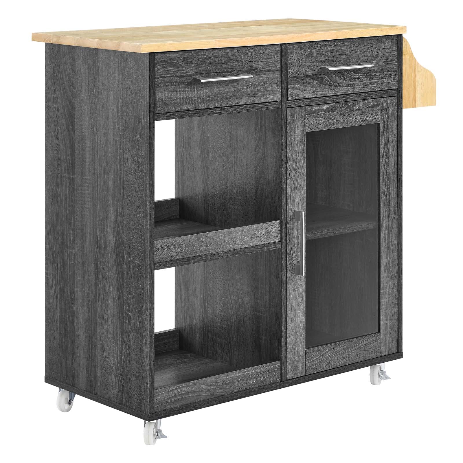 Culinary Kitchen Cart With Spice Rack By Modway - EEI-6277 | Kitchen Carts | Modishstore - 2