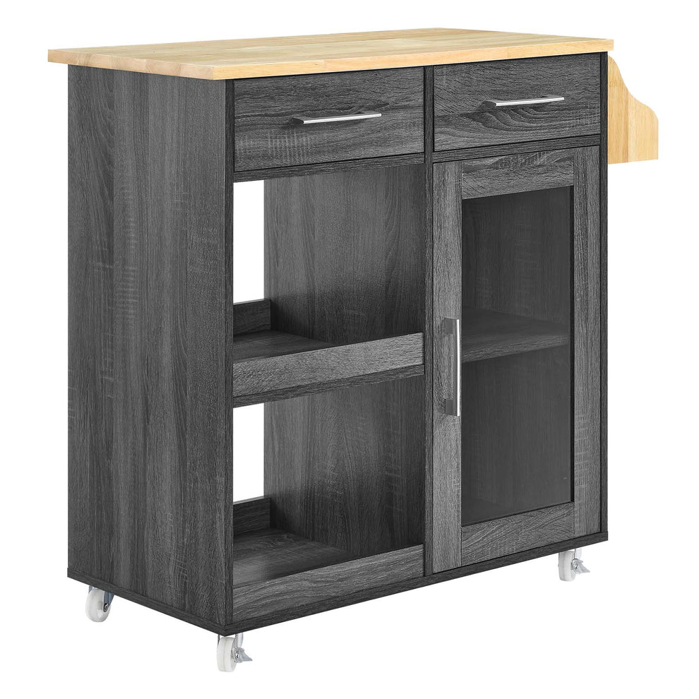 Culinary Kitchen Cart With Spice Rack By Modway - EEI-6277 | Kitchen Carts | Modishstore - 2