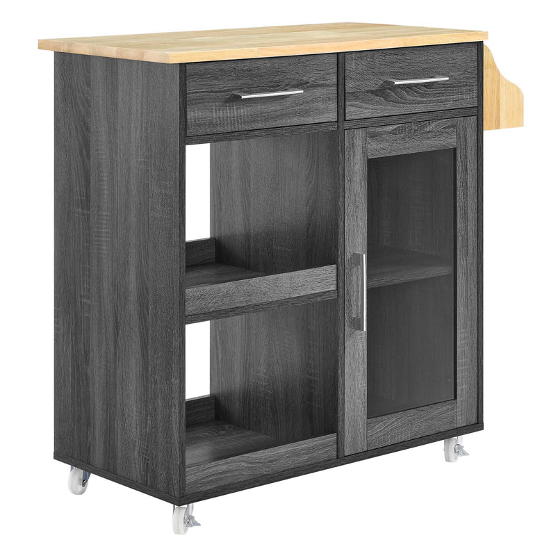 Culinary Kitchen Cart With Spice Rack By Modway - EEI-6277 | Kitchen Carts | Modishstore - 2