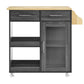 Culinary Kitchen Cart With Spice Rack By Modway - EEI-6277 | Kitchen Carts | Modishstore - 5