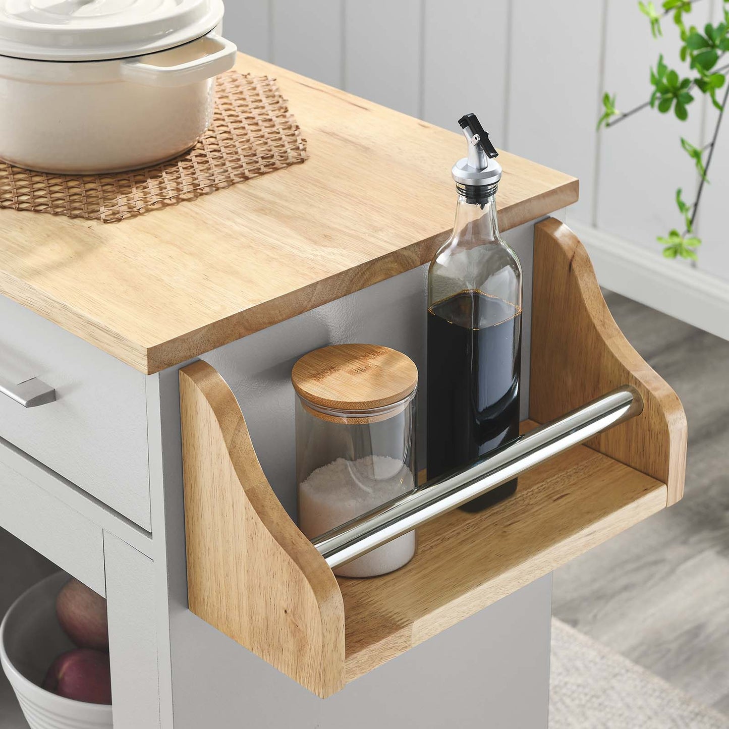 Culinary Kitchen Cart With Spice Rack By Modway - EEI-6277 | Kitchen Carts | Modishstore - 21