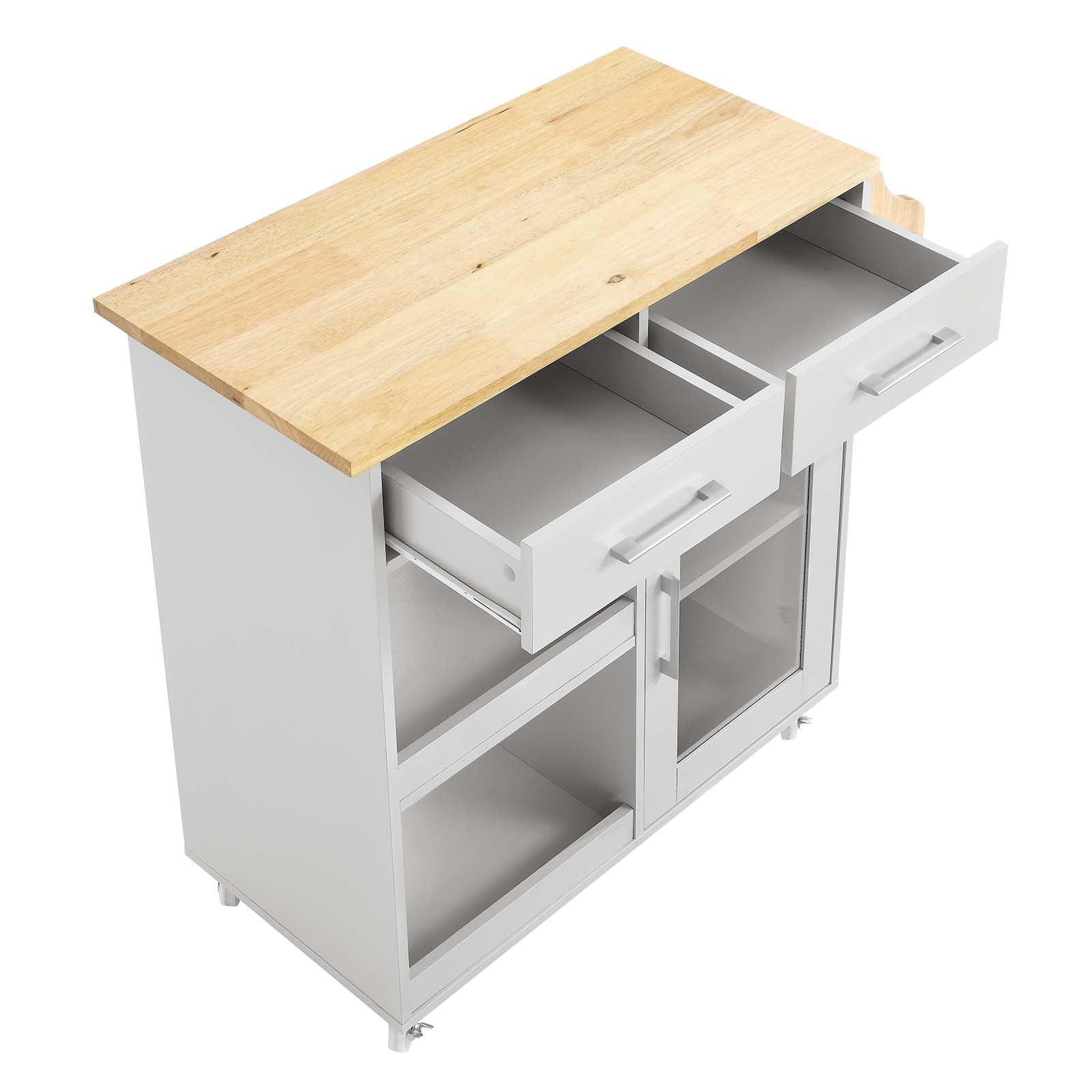 Culinary Kitchen Cart With Spice Rack By Modway - EEI-6277 | Kitchen Carts | Modishstore - 18