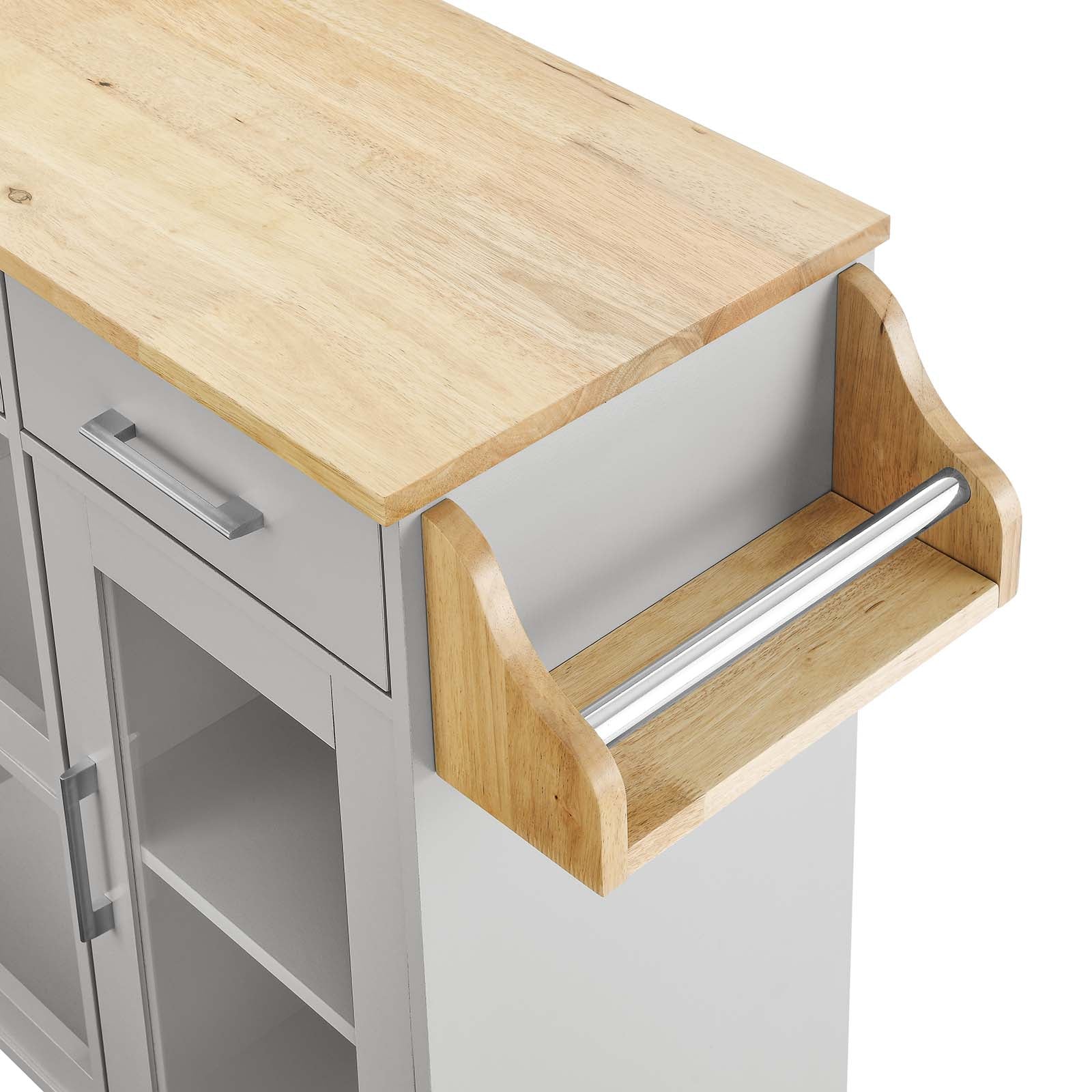 Culinary Kitchen Cart With Spice Rack By Modway - EEI-6277 | Kitchen Carts | Modishstore - 19