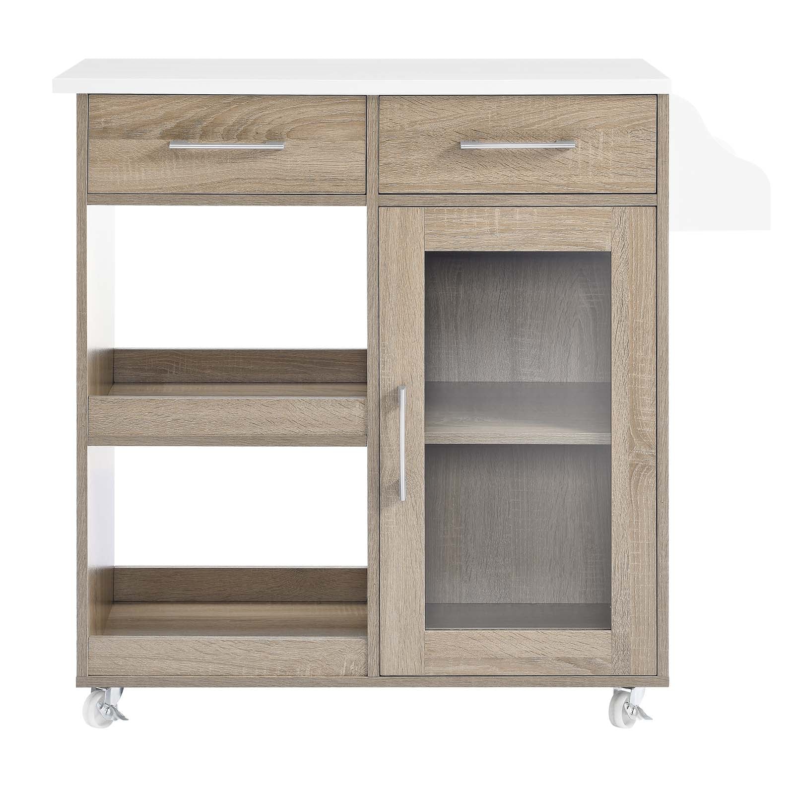 Culinary Kitchen Cart With Spice Rack By Modway - EEI-6277 | Kitchen Carts | Modishstore - 27