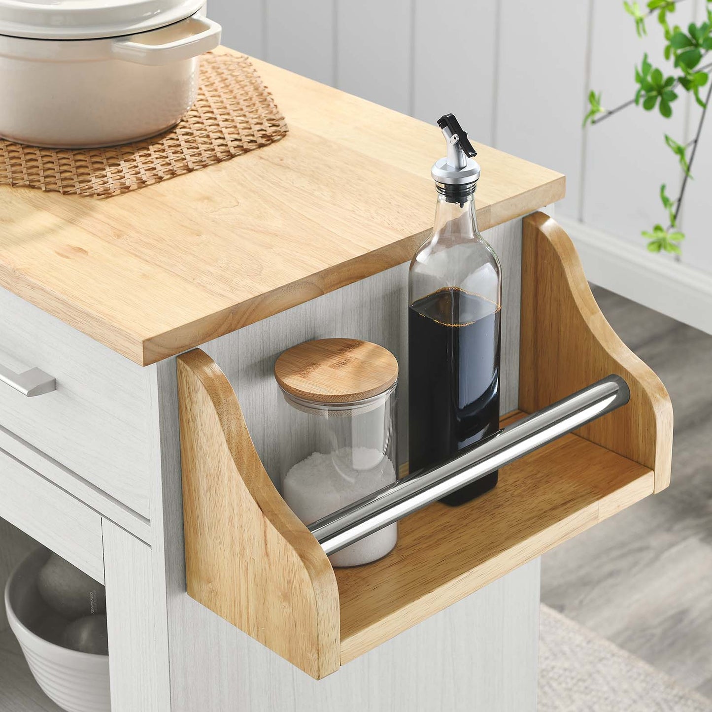 Culinary Kitchen Cart With Spice Rack By Modway - EEI-6277 | Kitchen Carts | Modishstore - 43