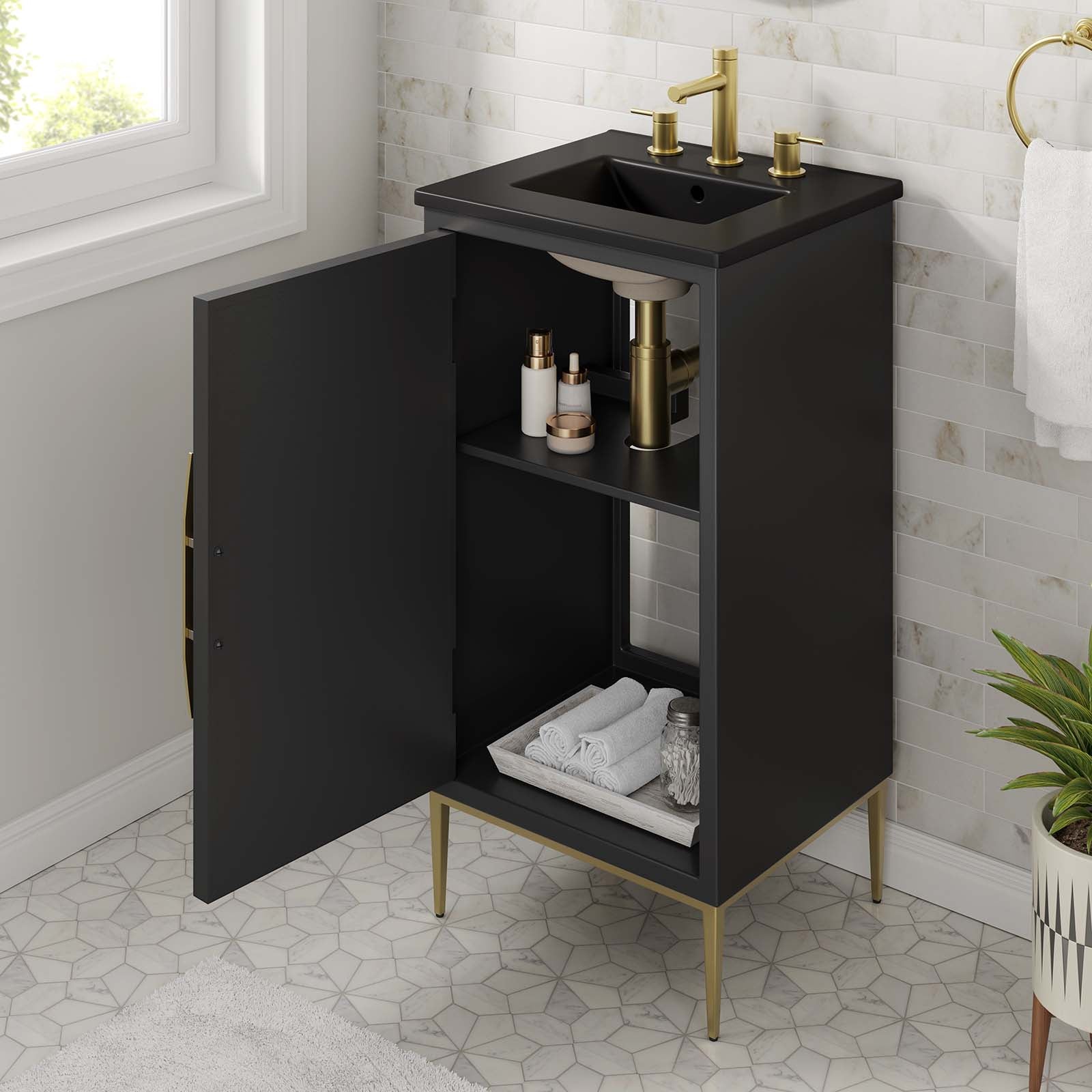 Awaken 18" Bathroom Vanity By Modway - EEI-6287 | Bathroom Accessories | Modishstore - 3