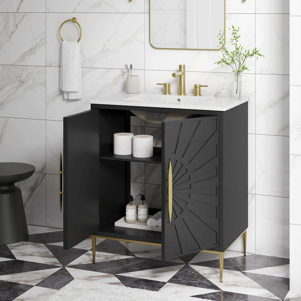 Awaken 30" Bathroom Vanity By Modway - EEI-6293 | Bathroom Accessories | Modishstore - 3