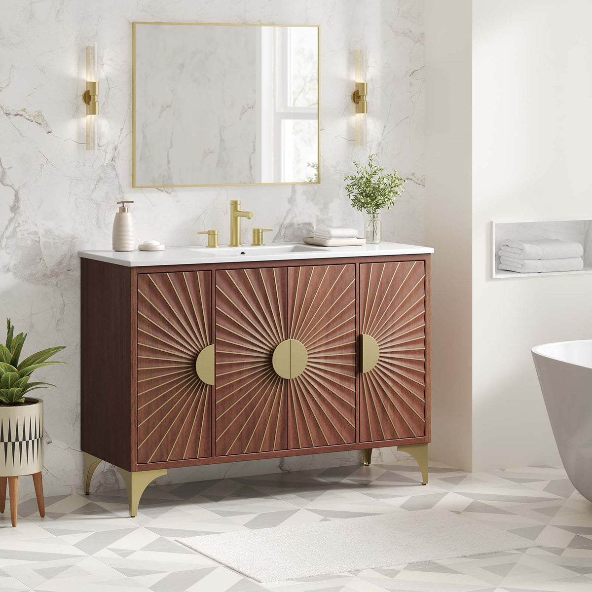 Daylight 48" Bathroom Vanity By Modway - EEI-6302 | Bathroom Accessories | Modishstore - 1