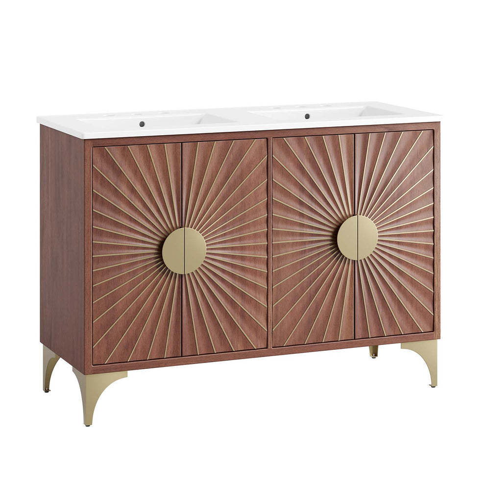 Daylight 48" Double Sink Bathroom Vanity By Modway - EEI-6306 | Bathroom Accessories | Modishstore - 2