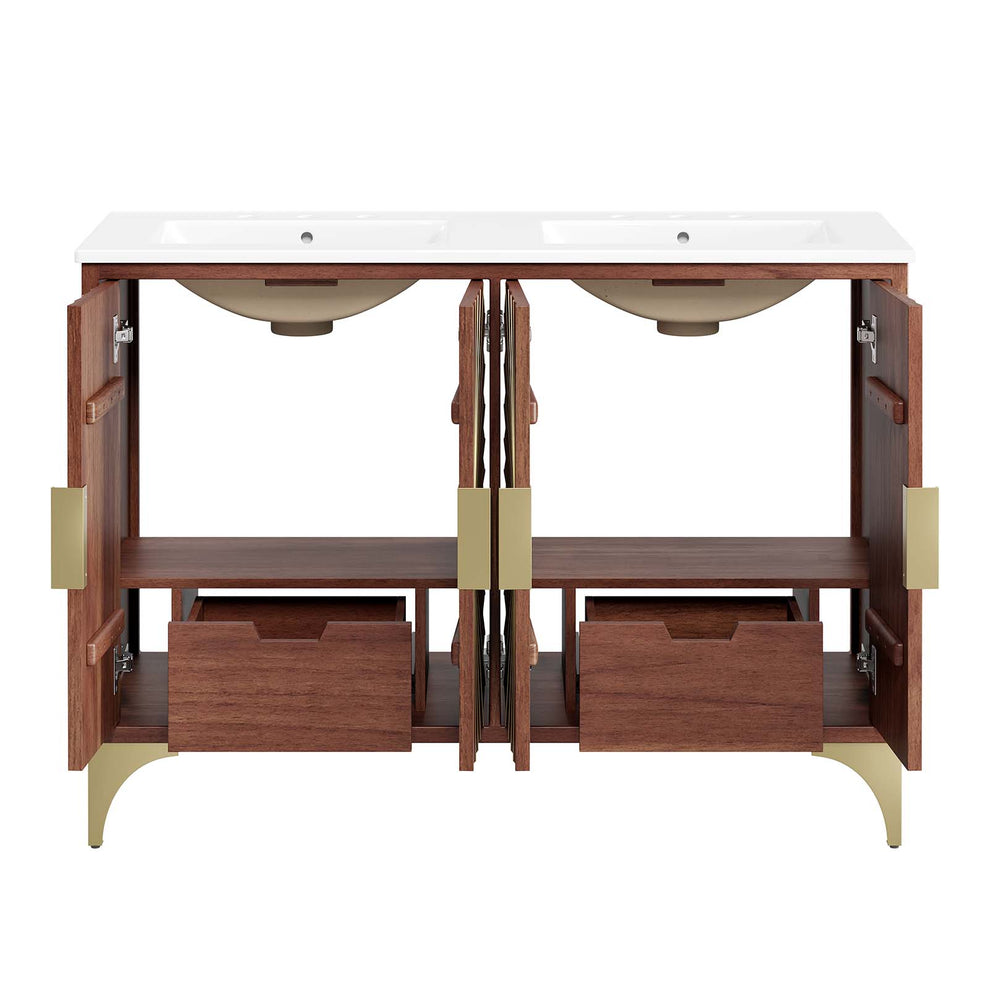 Daylight 48" Double Sink Bathroom Vanity By Modway - EEI-6306 | Bathroom Accessories | Modishstore - 8