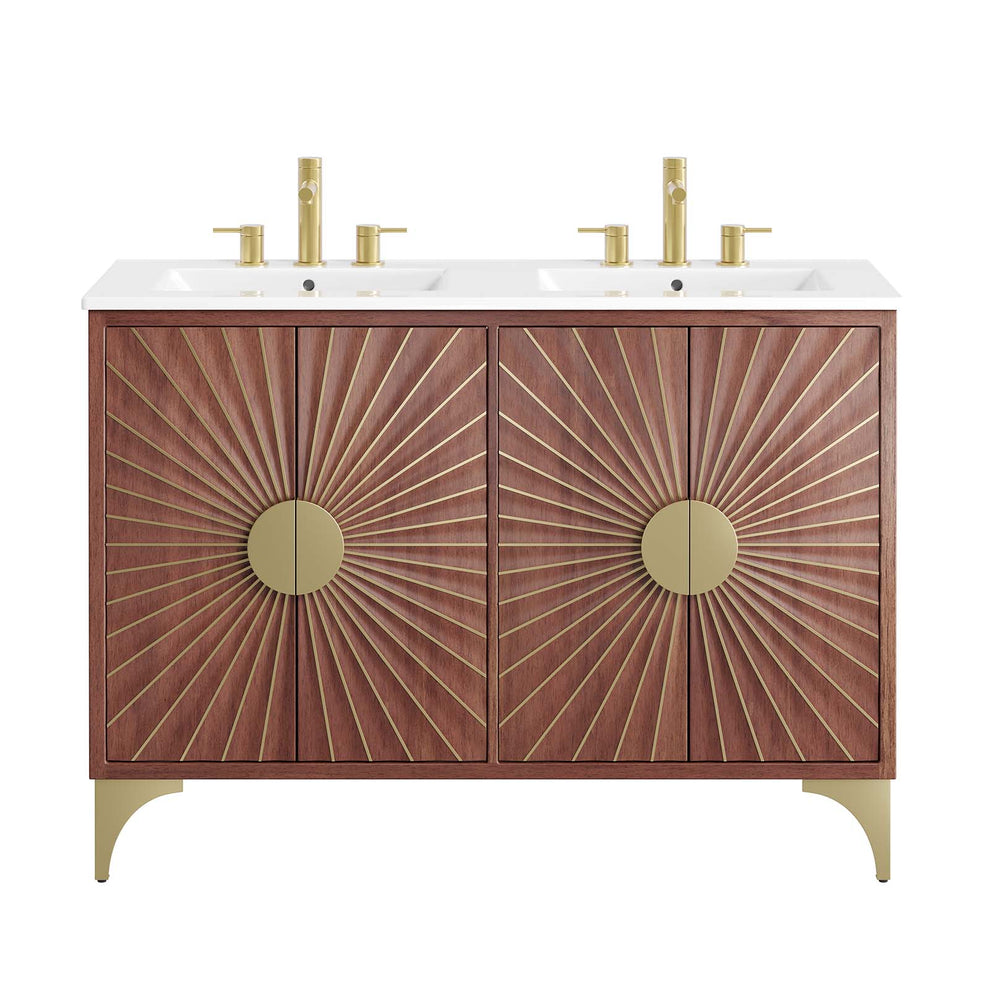 Daylight 48" Double Sink Bathroom Vanity By Modway - EEI-6306 | Bathroom Accessories | Modishstore - 10