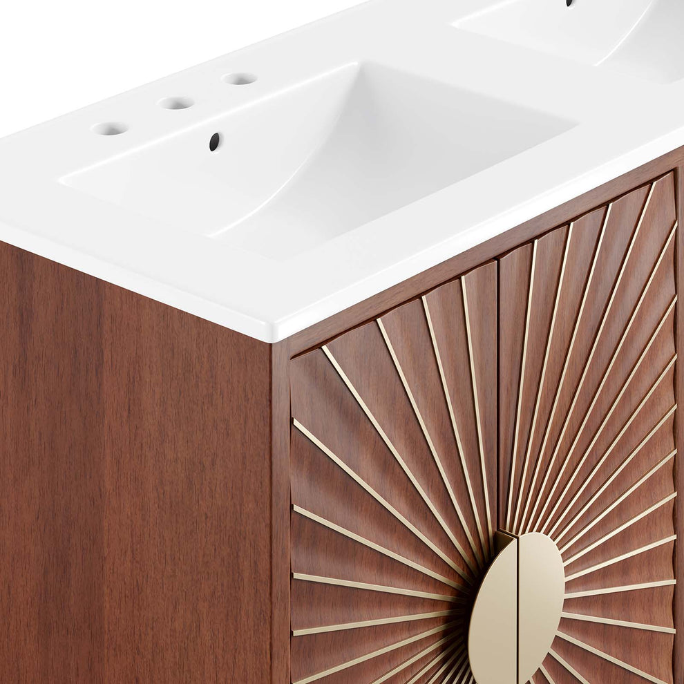 Daylight 48" Double Sink Bathroom Vanity By Modway - EEI-6306 | Bathroom Accessories | Modishstore - 11