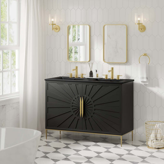 Awaken 48" Double Sink Bathroom Vanity By Modway - EEI-6307 | Bathroom Accessories | Modishstore